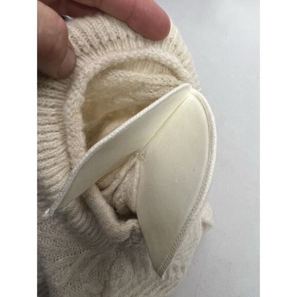 ASTR The Label Brynn Cream Mock Neck Balloon Sleeve Sweater Womens Small - Picture 6 of 9